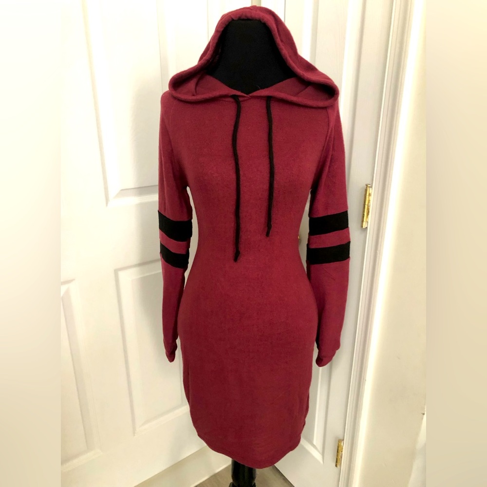 Hooded Sweater Dress